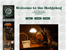 Tablet Screenshot of hedgehogmusicshowcase.com